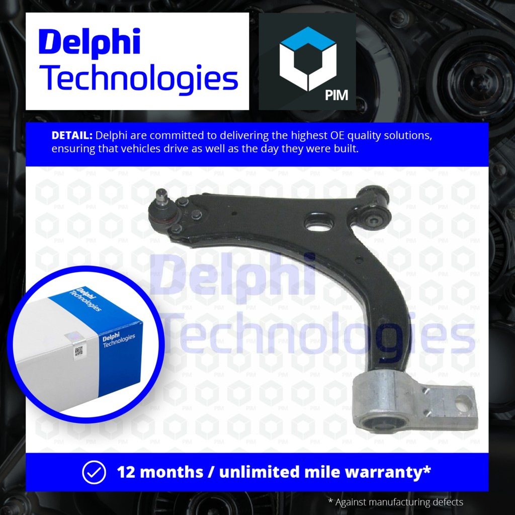 Delphi Wishbone / Suspension Arm Lower, Left TC1159 [PM349193]