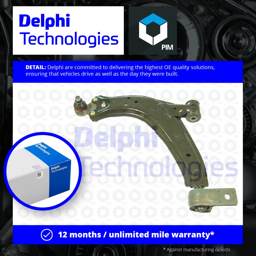 Delphi Wishbone / Suspension Arm Lower, Left TC705 [PM349092]