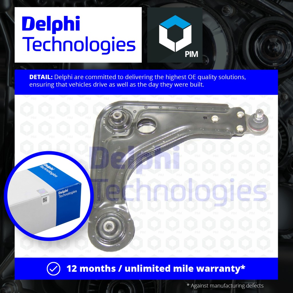 Delphi Wishbone / Suspension Arm TC668 [PM349046]