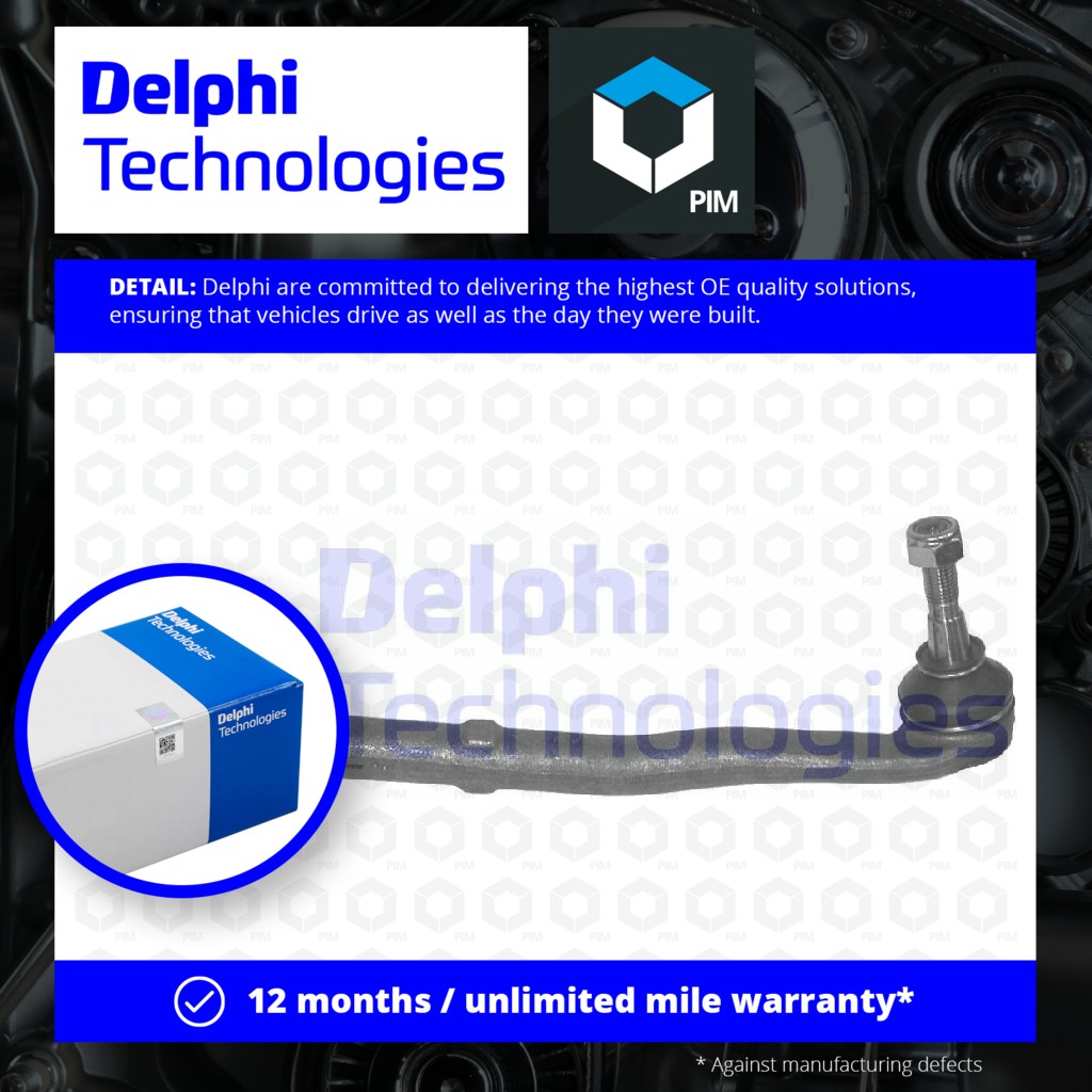 Delphi Tie / Track Rod End TA1646 [PM348786]