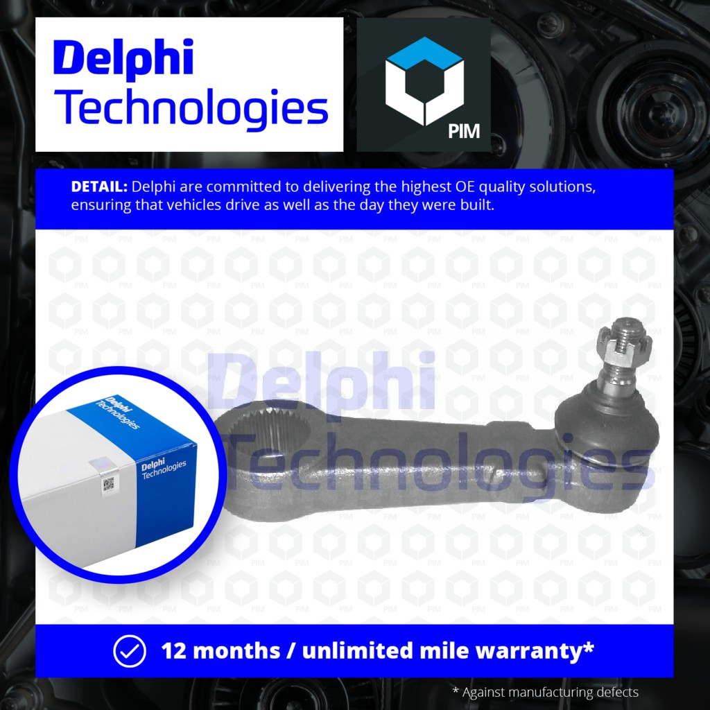 Delphi Idler Pitman Steering Arm TA1651 [PM348781]