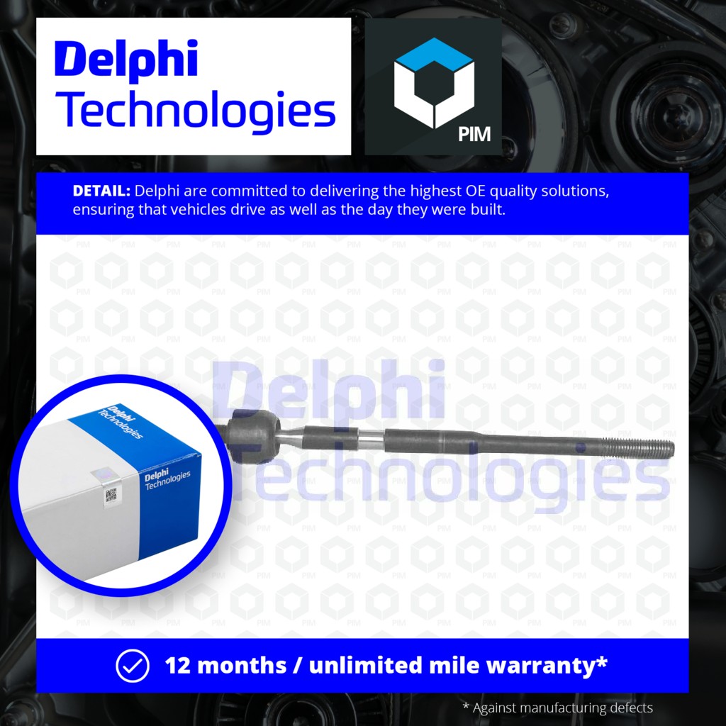 Delphi Inner Rack End Left or Right TA1610 [PM348363]