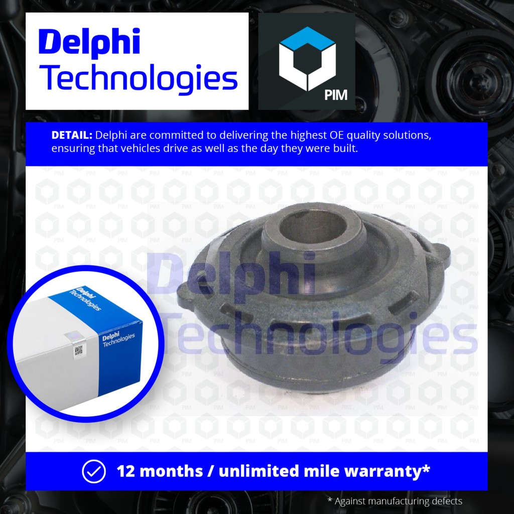 Delphi Wishbone / Control / Trailing Arm Bush TD504W [PM348174]