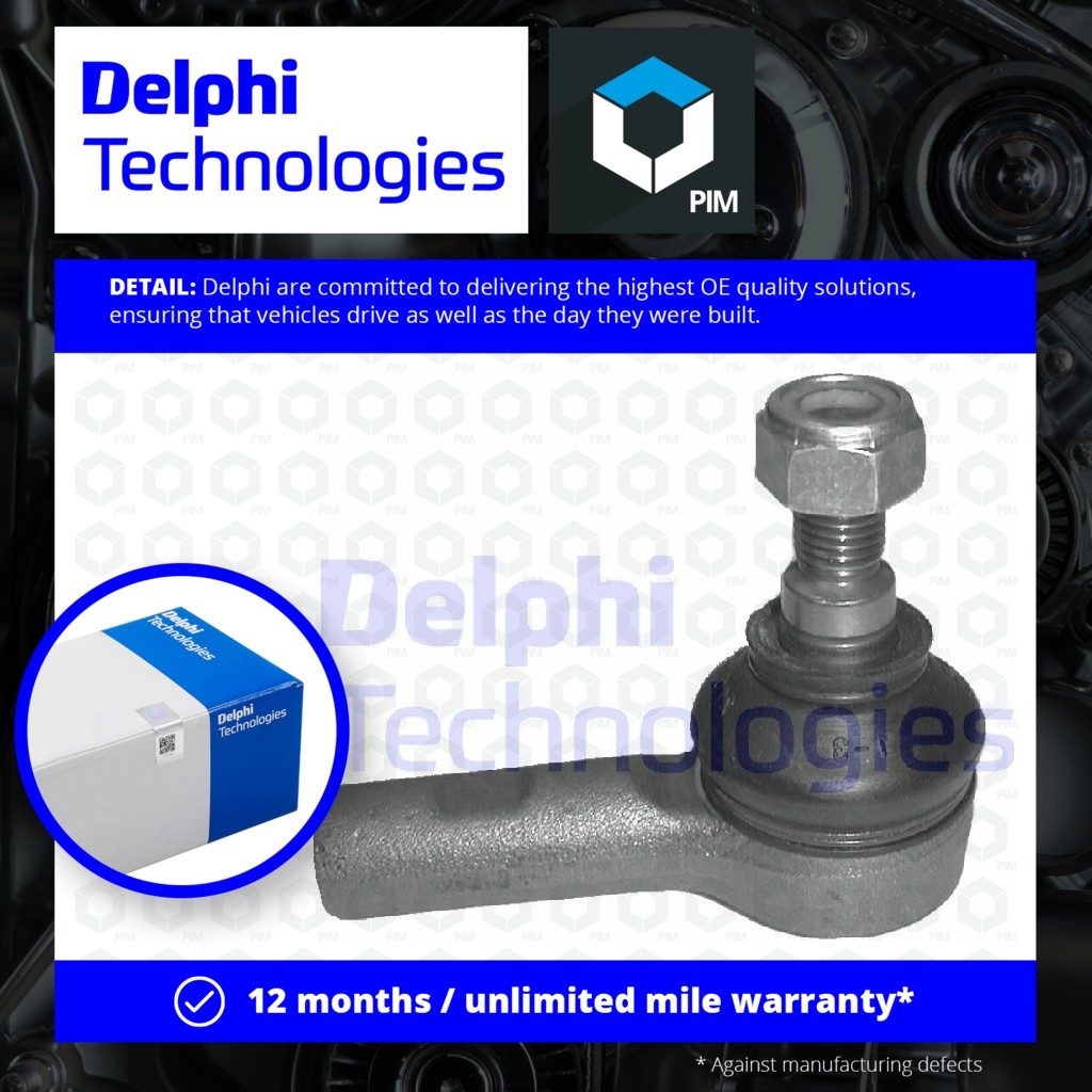 Delphi Tie / Track Rod End TA1643 [PM348142]