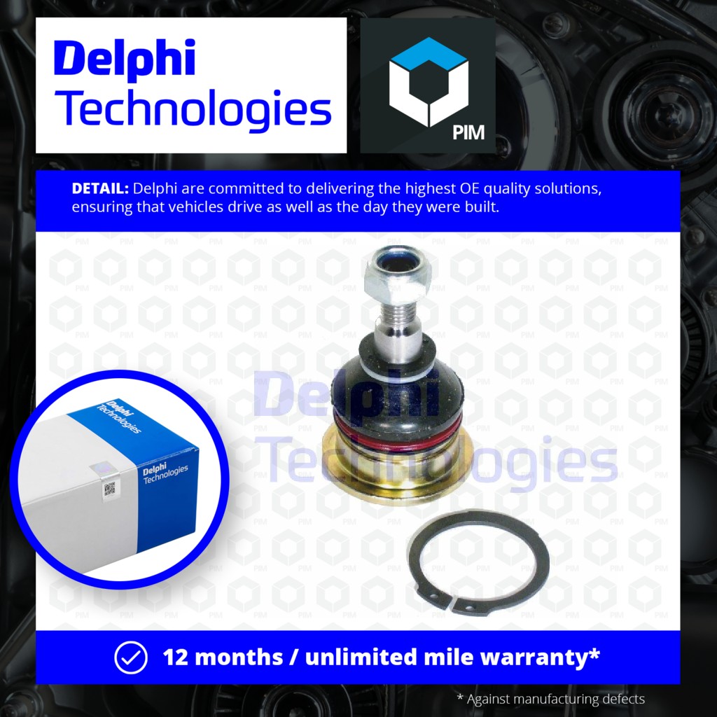 Delphi Ball Joint Upper TC1153 [PM348128]