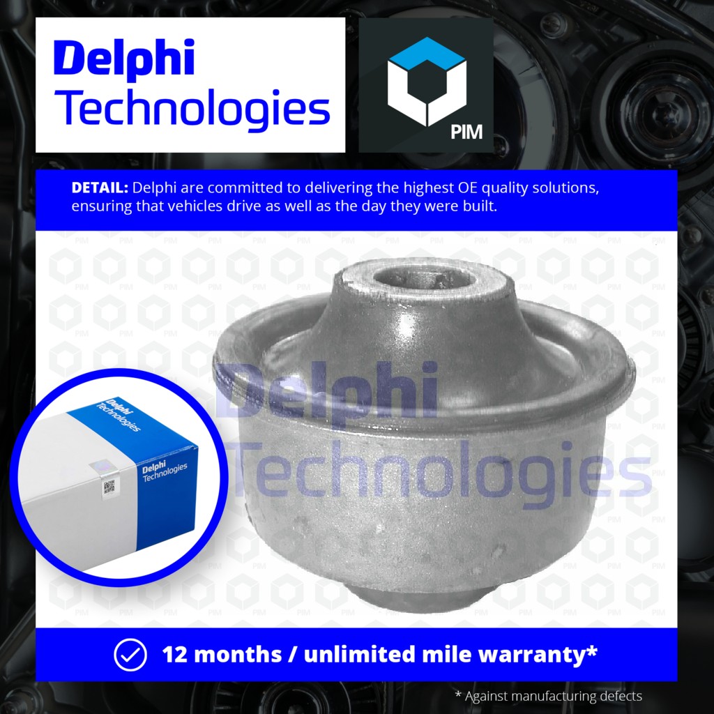 Delphi Wishbone / Control / Trailing Arm Bush TD316W [PM347913]