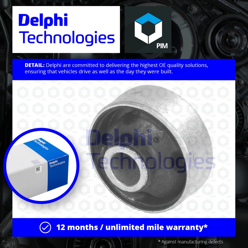 Delphi Wishbone / Control / Trailing Arm Bush TD244W [PM347908]