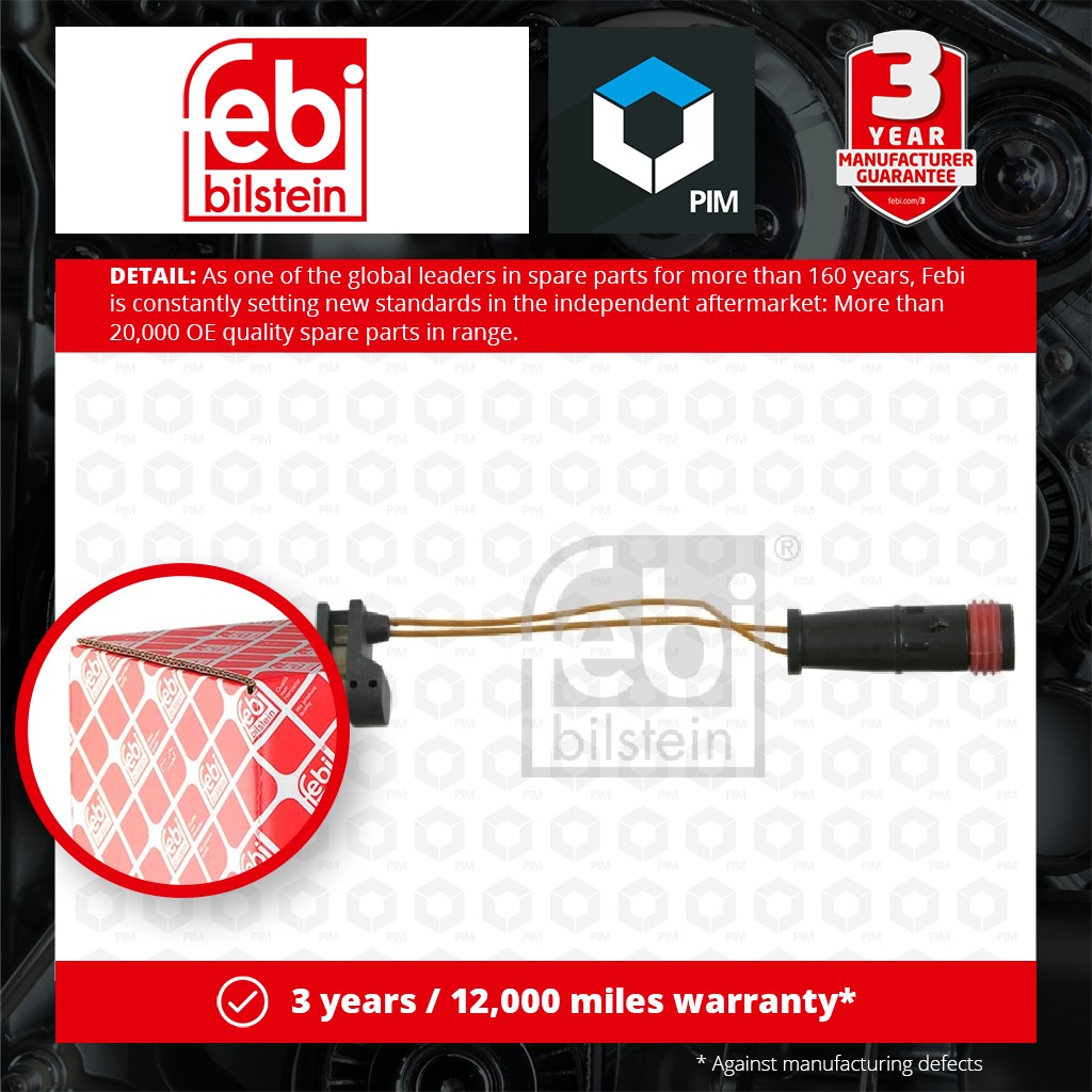 Febi Brake Pad Wear Indicator Sensor 22663 [PM347466]