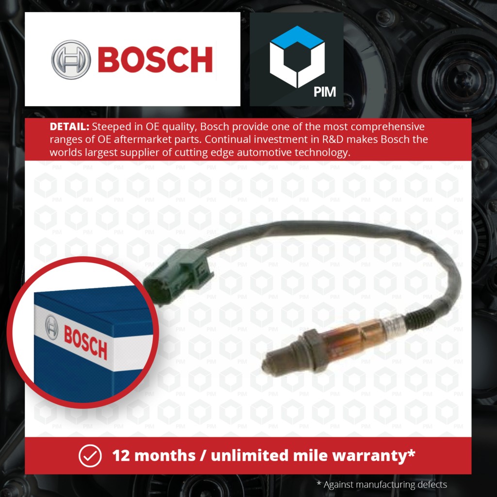 Bosch Lambda Sensor 0258006462 [PM346745]