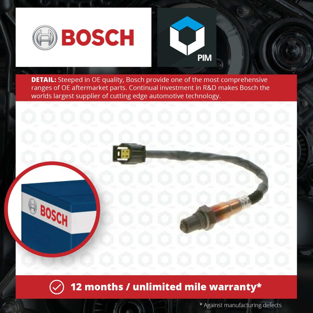 Bosch Lambda Sensor 0258006749 [PM344006]