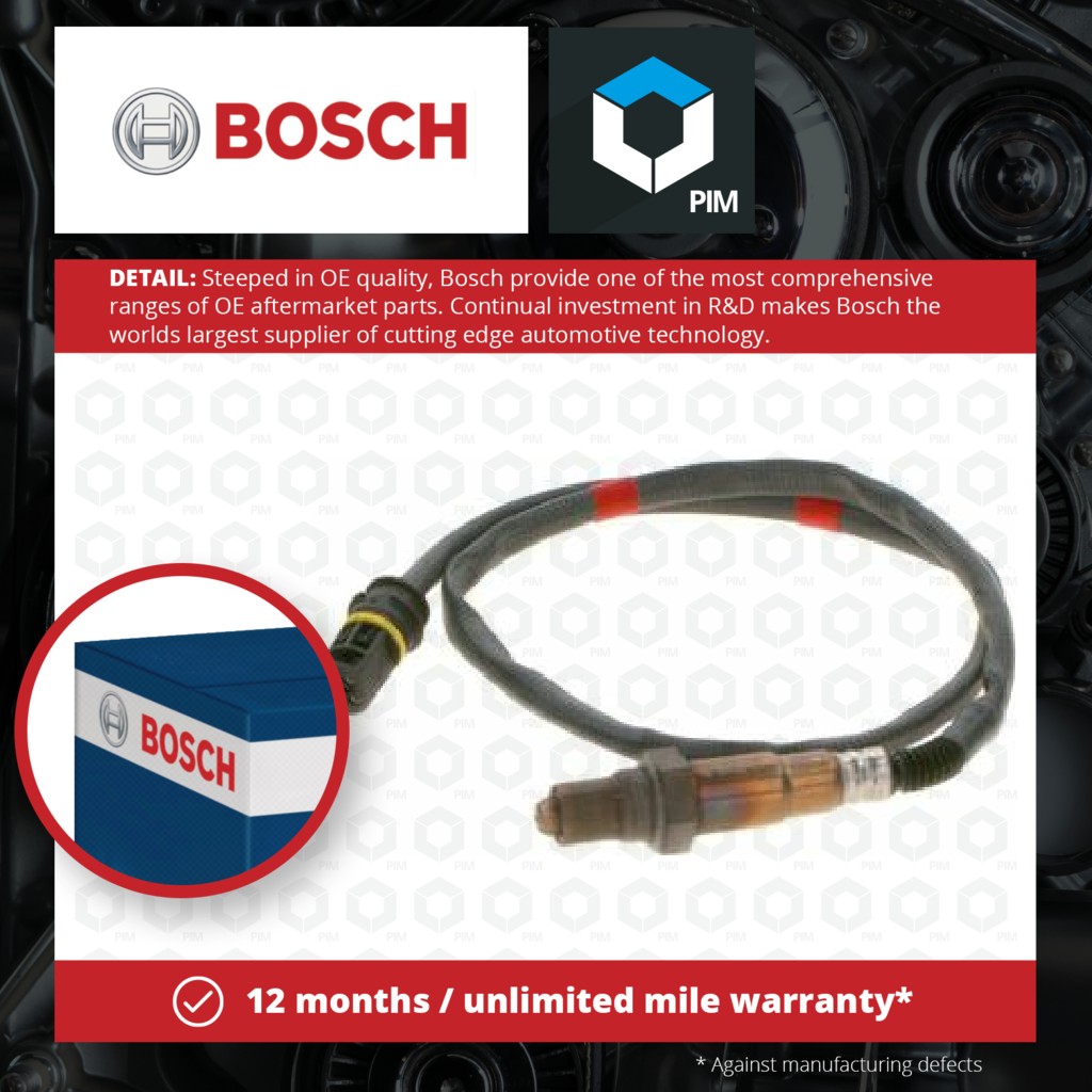 Bosch Lambda Sensor 0258006318 [PM343997]