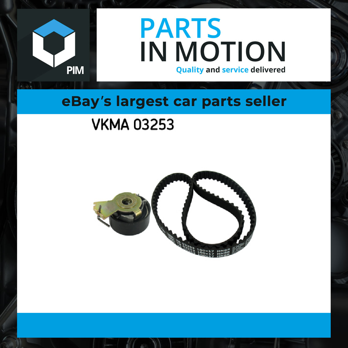 TIMING BELT KIT VKMA 03253 FOR PEUGEOT PARTNER/PATAGONICA/URBANA/MPV/ESCAPADE - Image 3