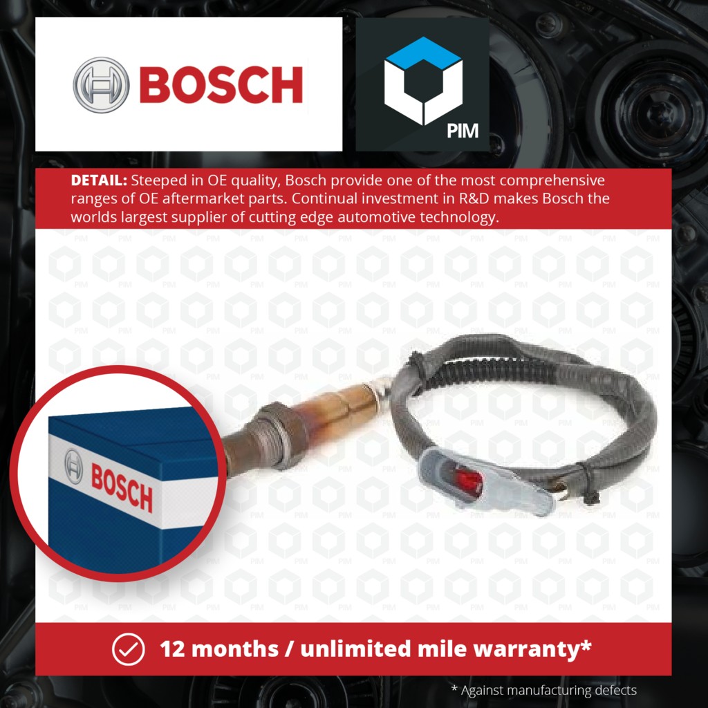 Bosch Lambda Sensor 0258006375 [PM342674]