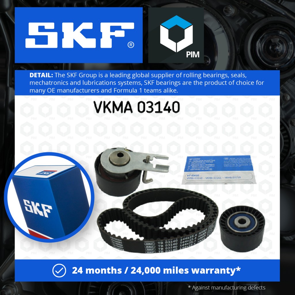 SKF Timing Belt Kit VKMA03140 [PM342188]