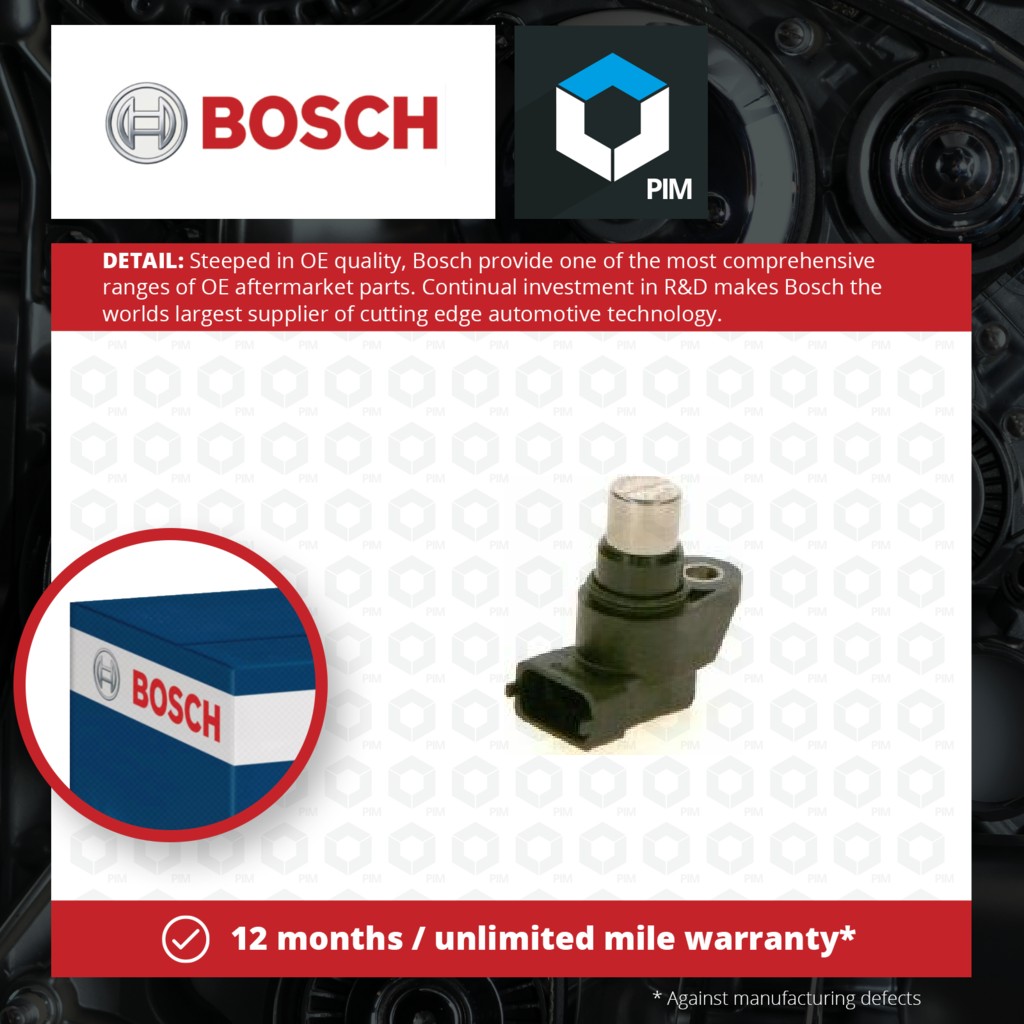 Bosch Camshaft Position Sensor 0232103022 [PM341249]