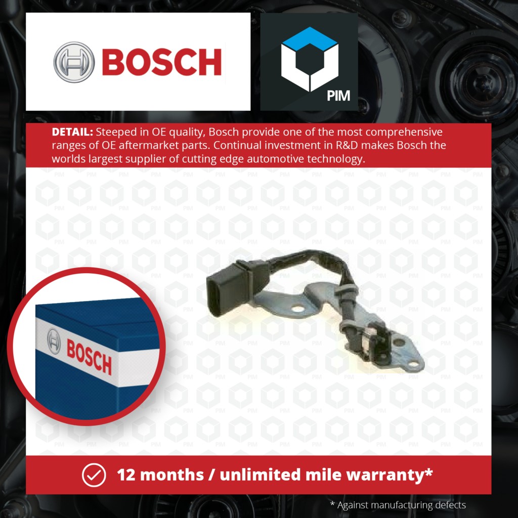 Bosch Camshaft Position Sensor 0232101031 [PM341246]