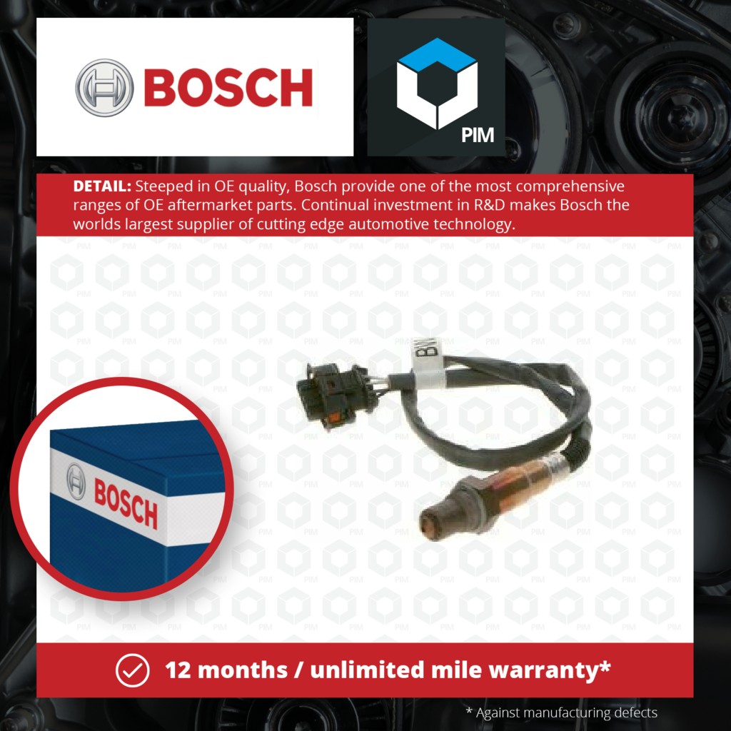 Bosch Lambda Sensor Pre Cat 0258006501 [PM338570]