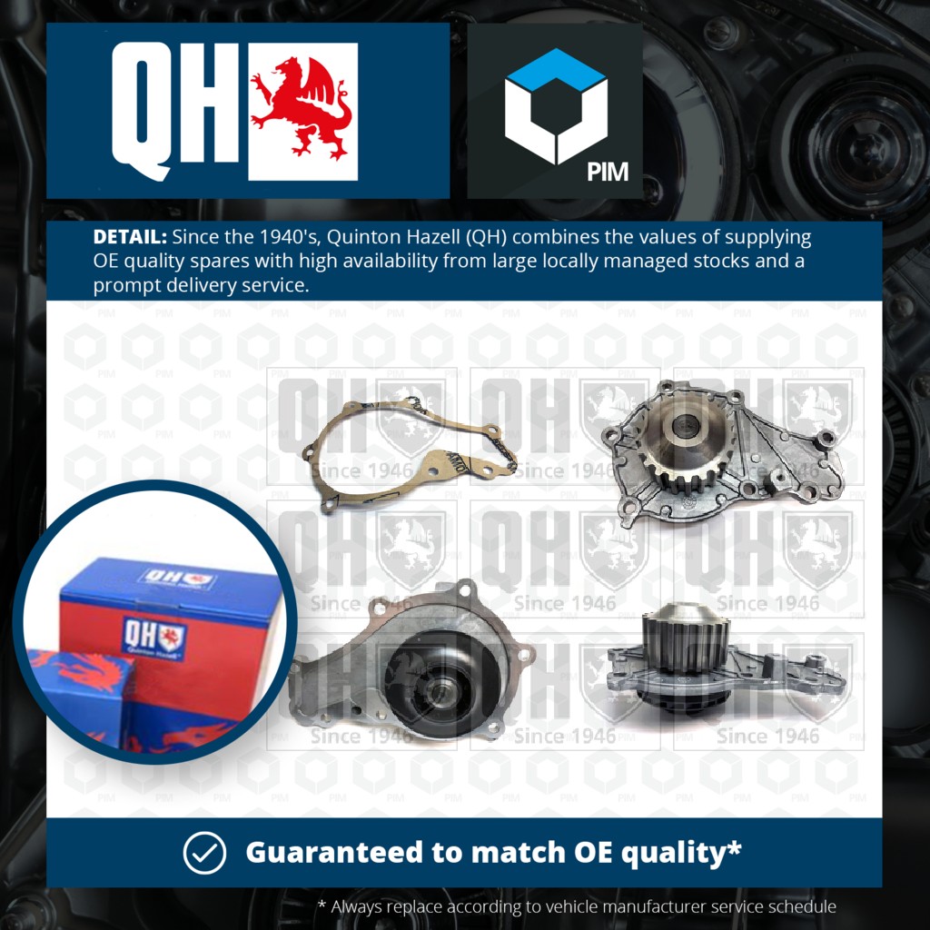 Quinton Hazell Water Pump QCP3521 [PM335617]