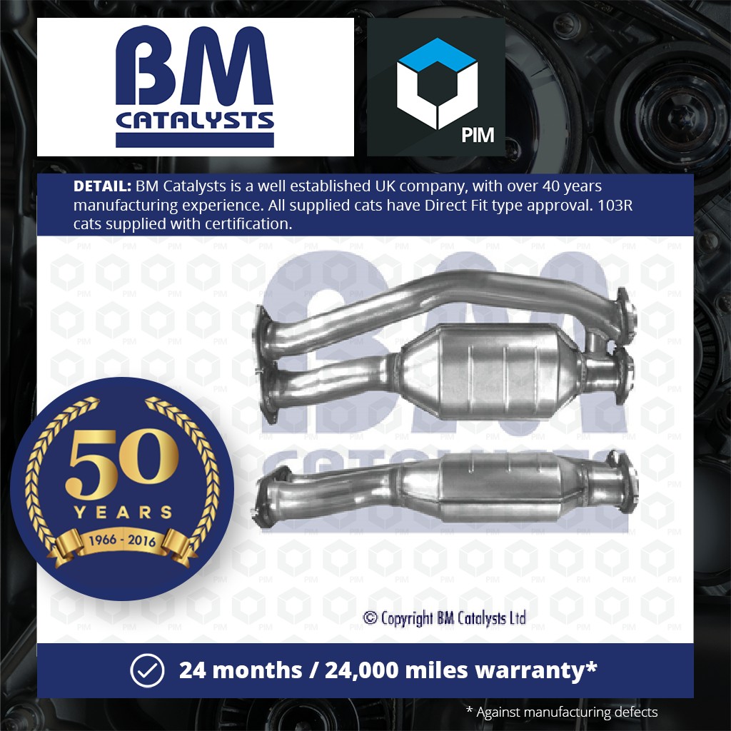 BM Catalysts Non Type Approved Catalytic Converter Rear BM91049 [PM335252]