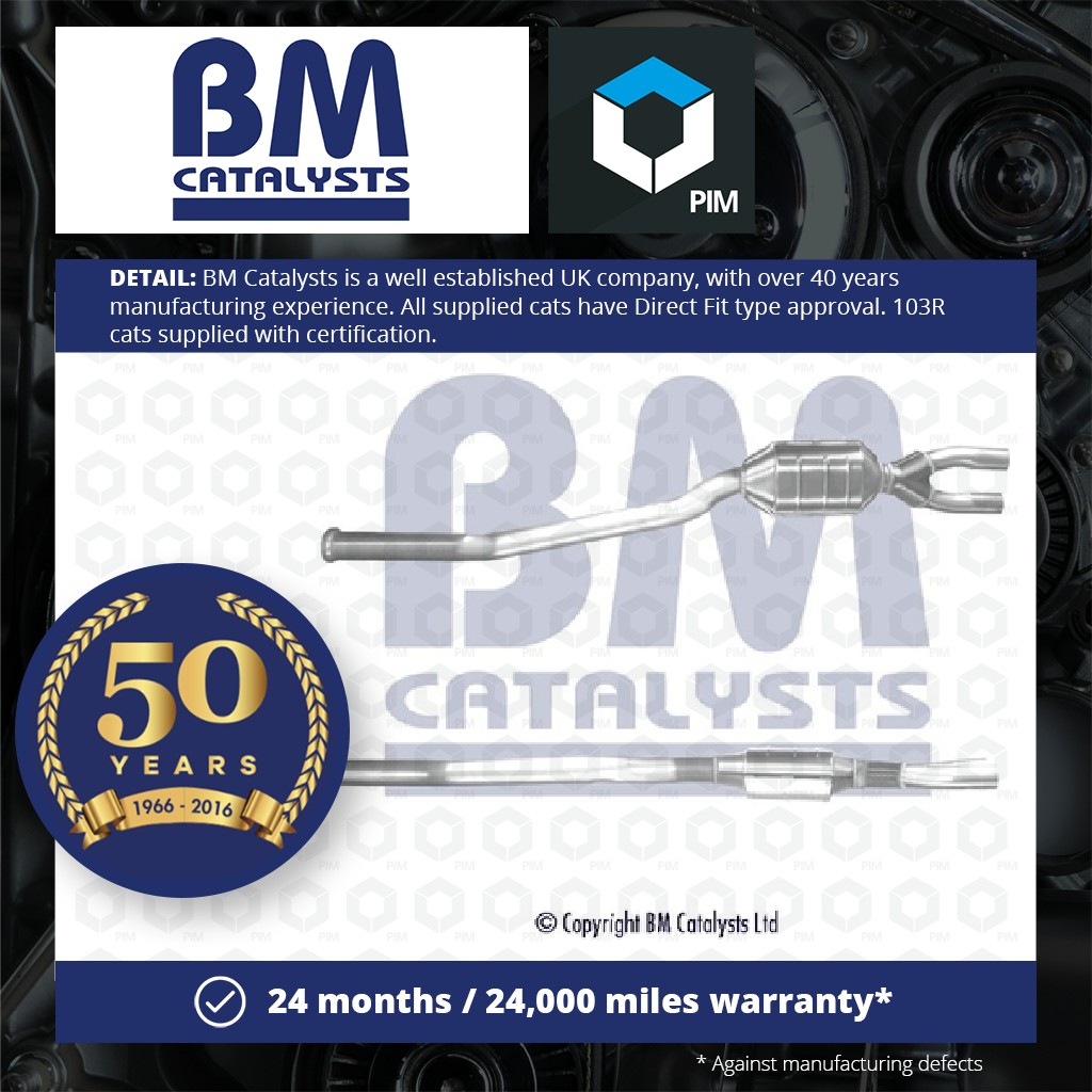 BM Catalysts Non Type Approved Catalytic Converter Rear BM90387 [PM334441]