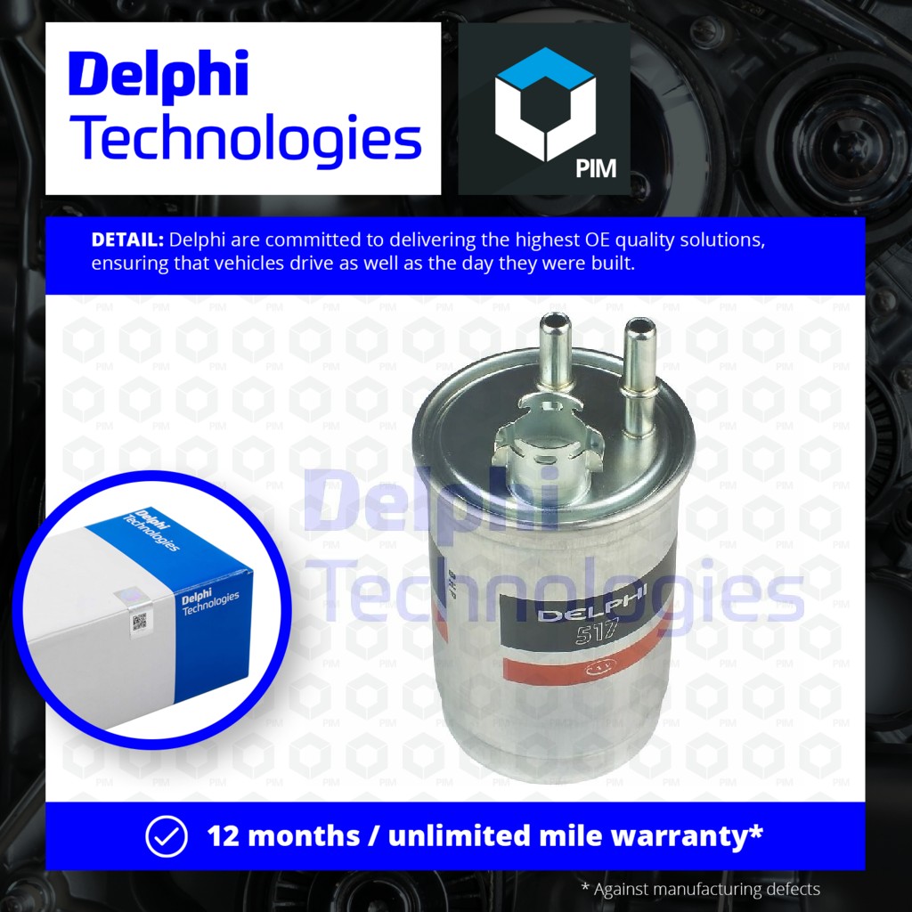 Delphi Fuel Filter HDF517 [PM333817]
