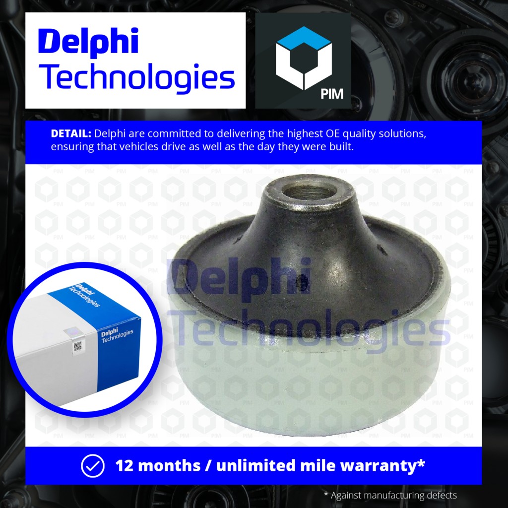Delphi Wishbone / Control / Trailing Arm Bush TD660W [PM331181]