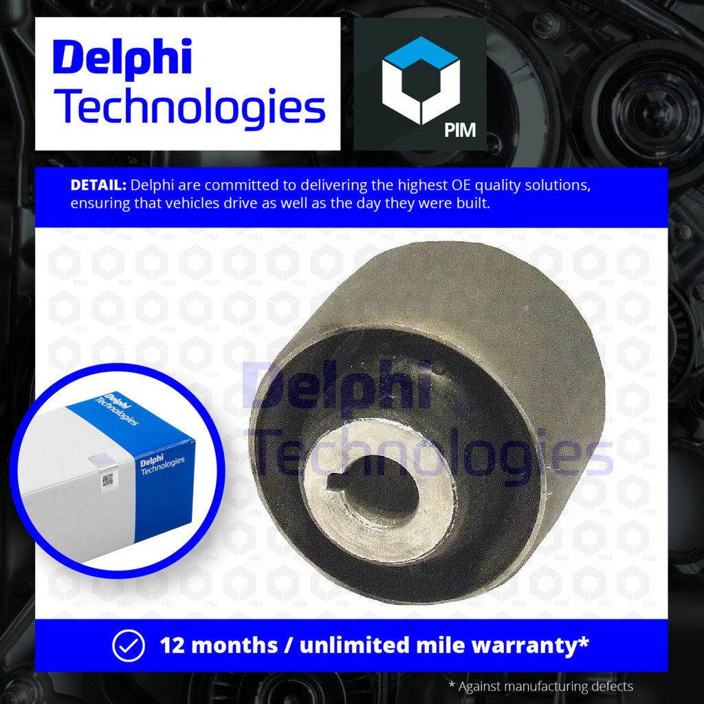 Delphi Wishbone / Control / Trailing Arm Bush TD606W [PM331168]
