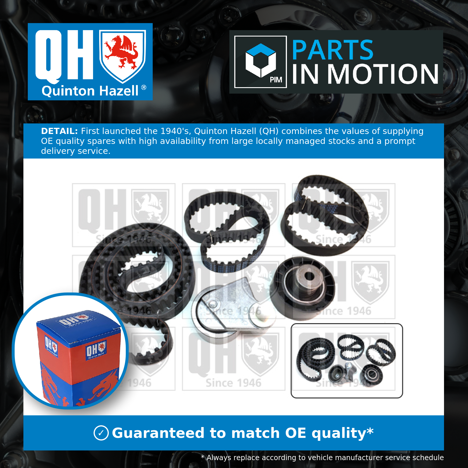 Quinton Hazell Timing Belt Kit QBK616 [PM331023]