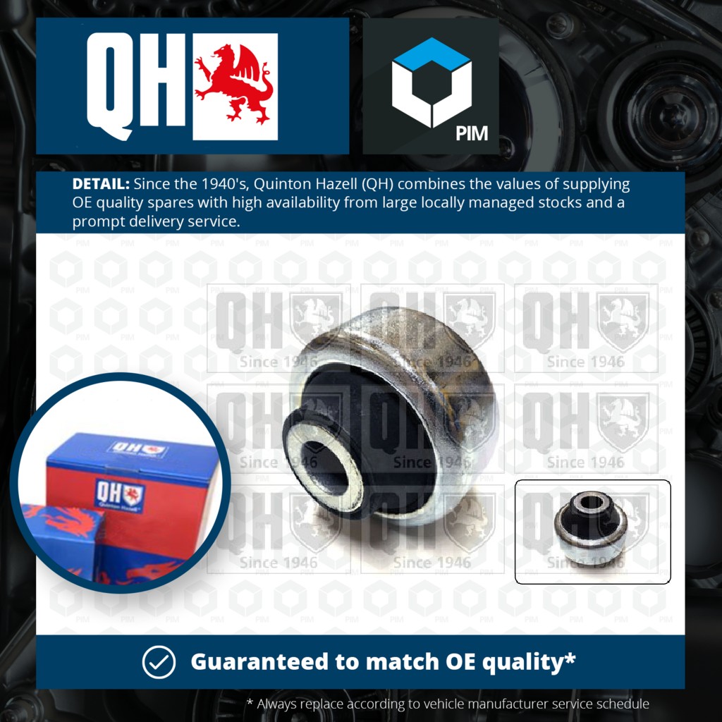 Quinton Hazell Wishbone / Control / Trailing Arm Bush EMS8071 [PM330419]