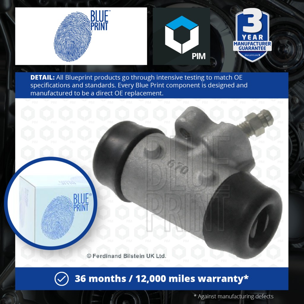 Blue Print Wheel Cylinder Rear Left ADT34491 [PM330159]