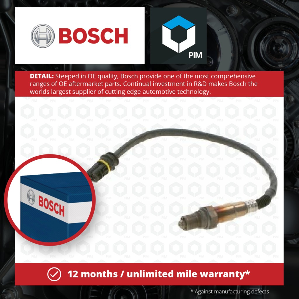 Bosch Lambda Sensor Pre Cat 0258006272 [PM329228]