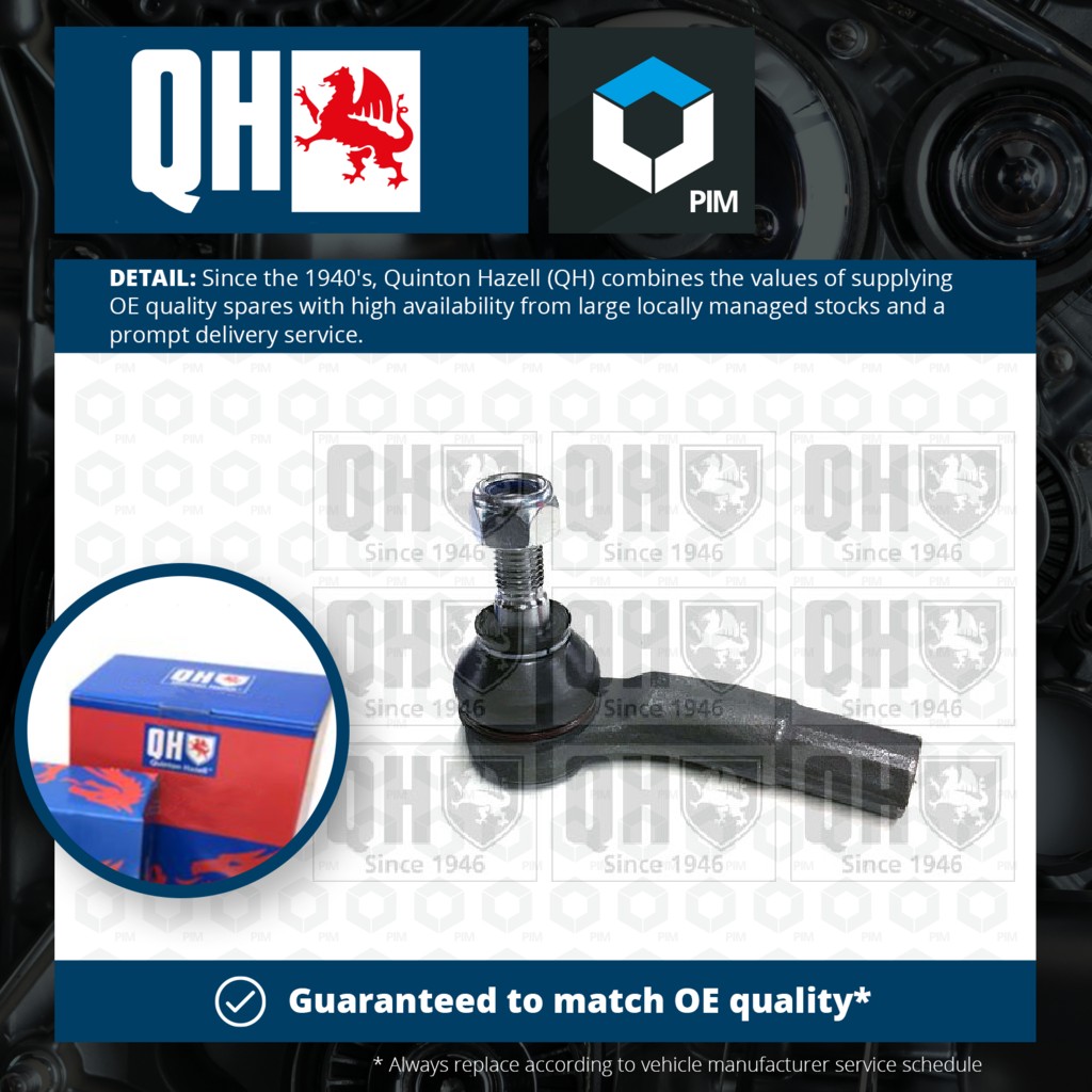 Quinton Hazell Tie / Track Rod End QR3276S [PM328696]