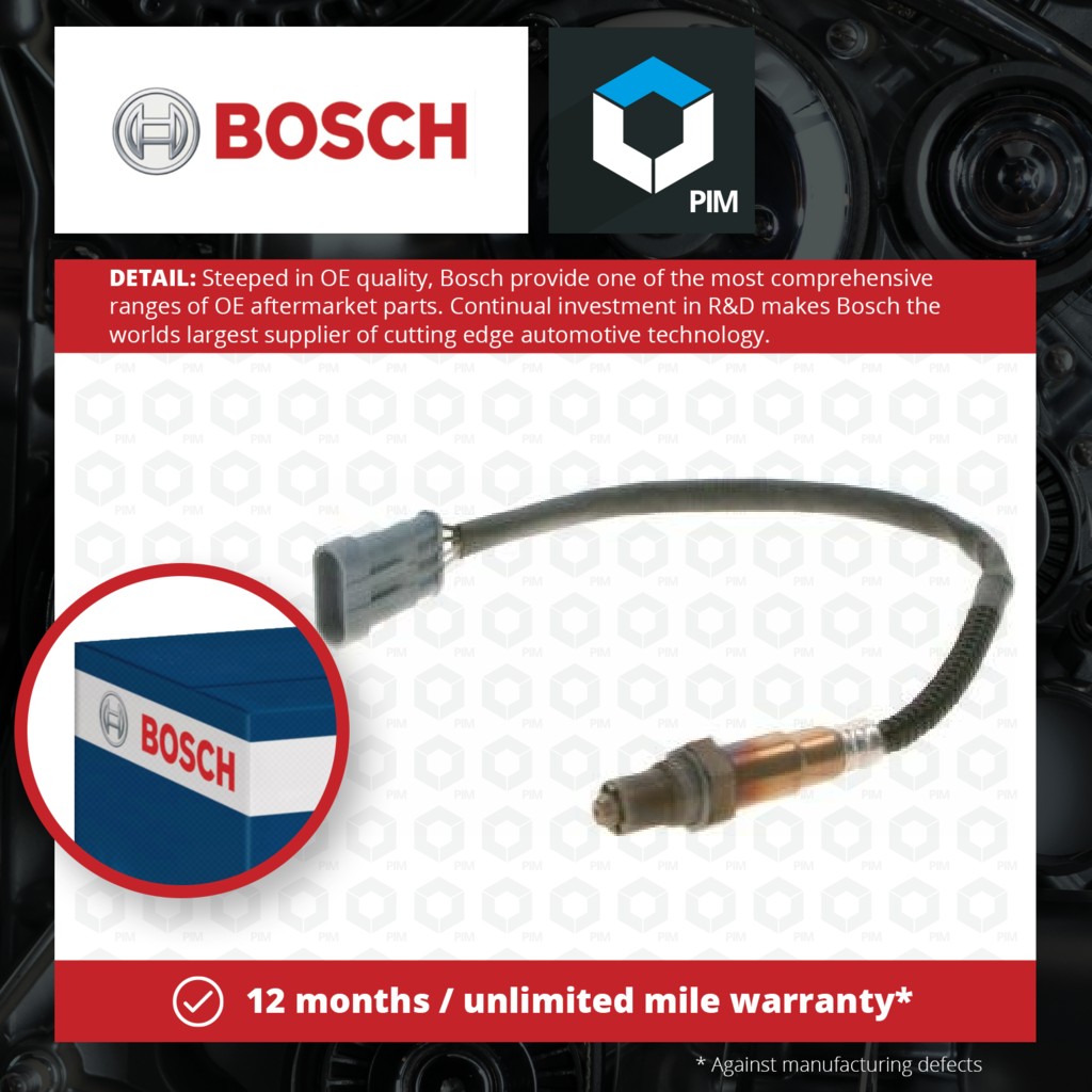 Bosch Lambda Sensor 0258006376 [PM327643]