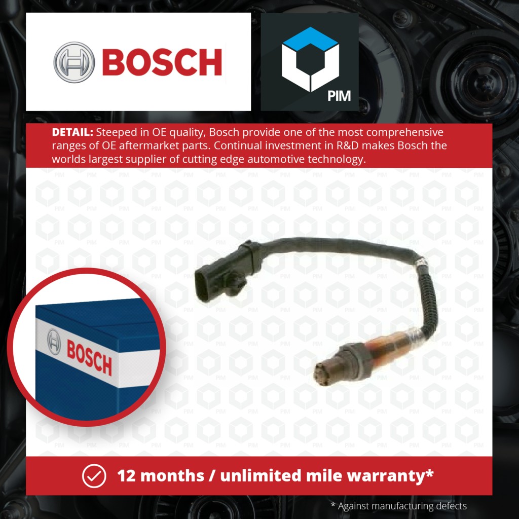 Bosch Lambda Sensor 0258006295 [PM327639]