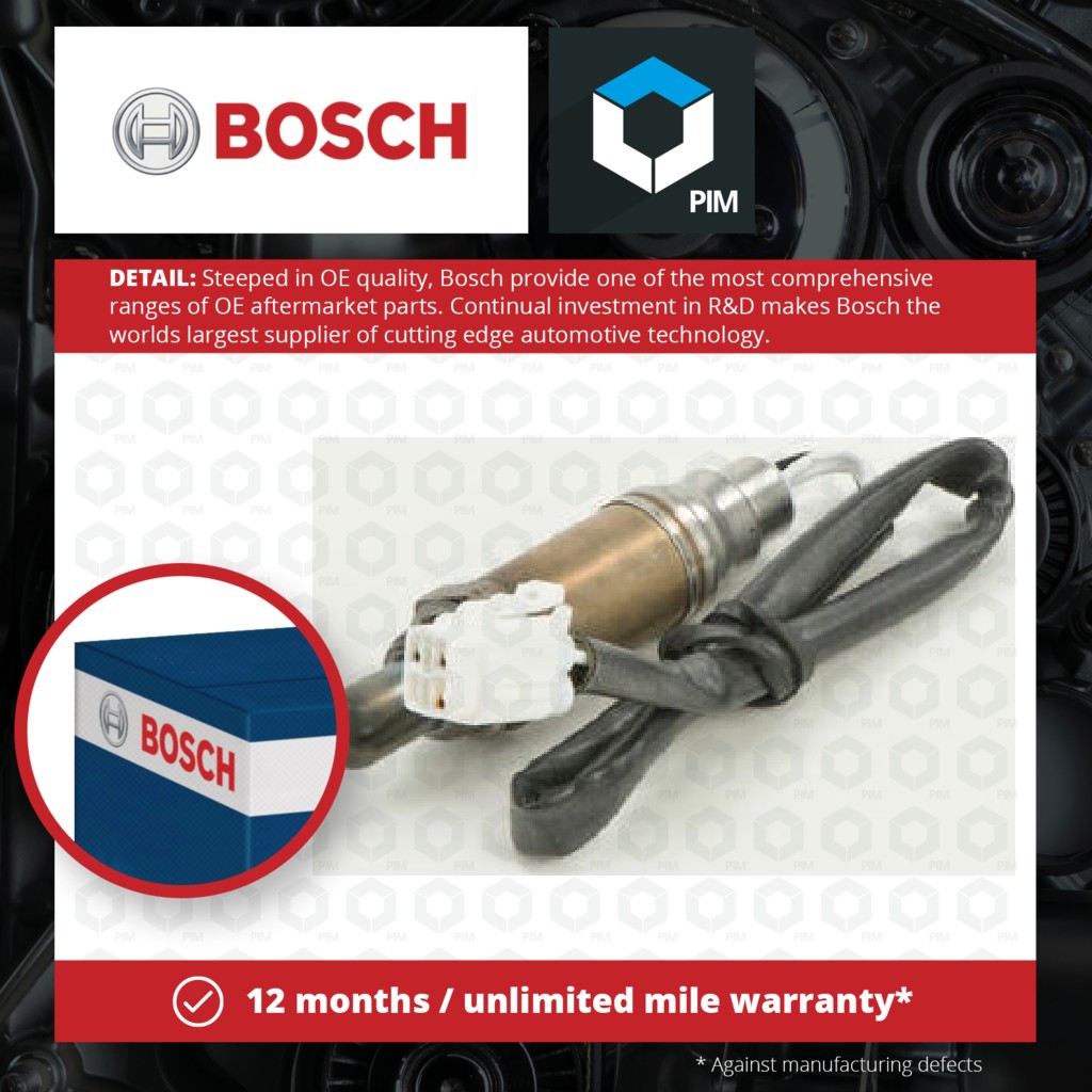 Bosch Lambda Sensor Post Cat 0258003445 [PM327621]