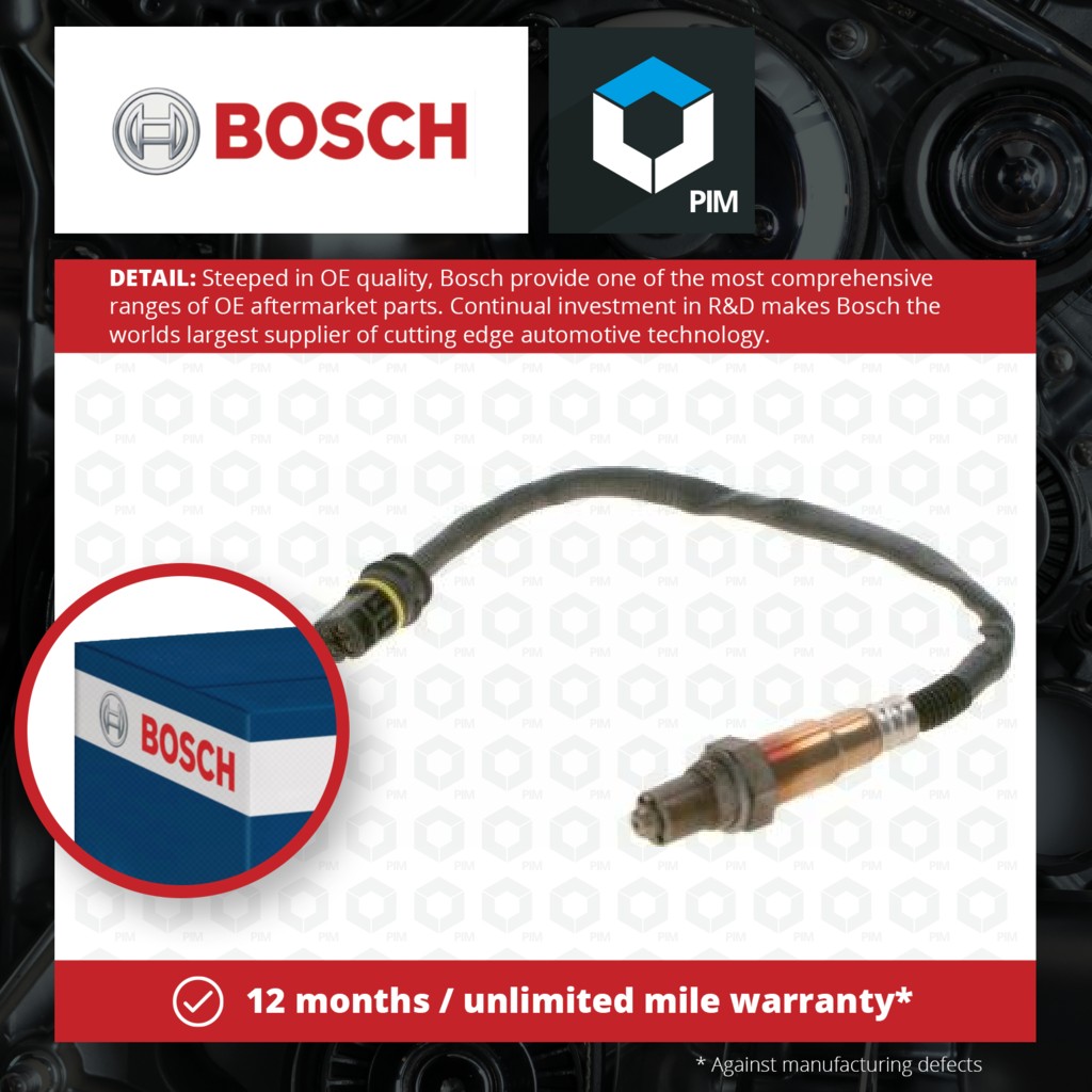 Bosch Lambda Sensor 0258006125 [PM327617]