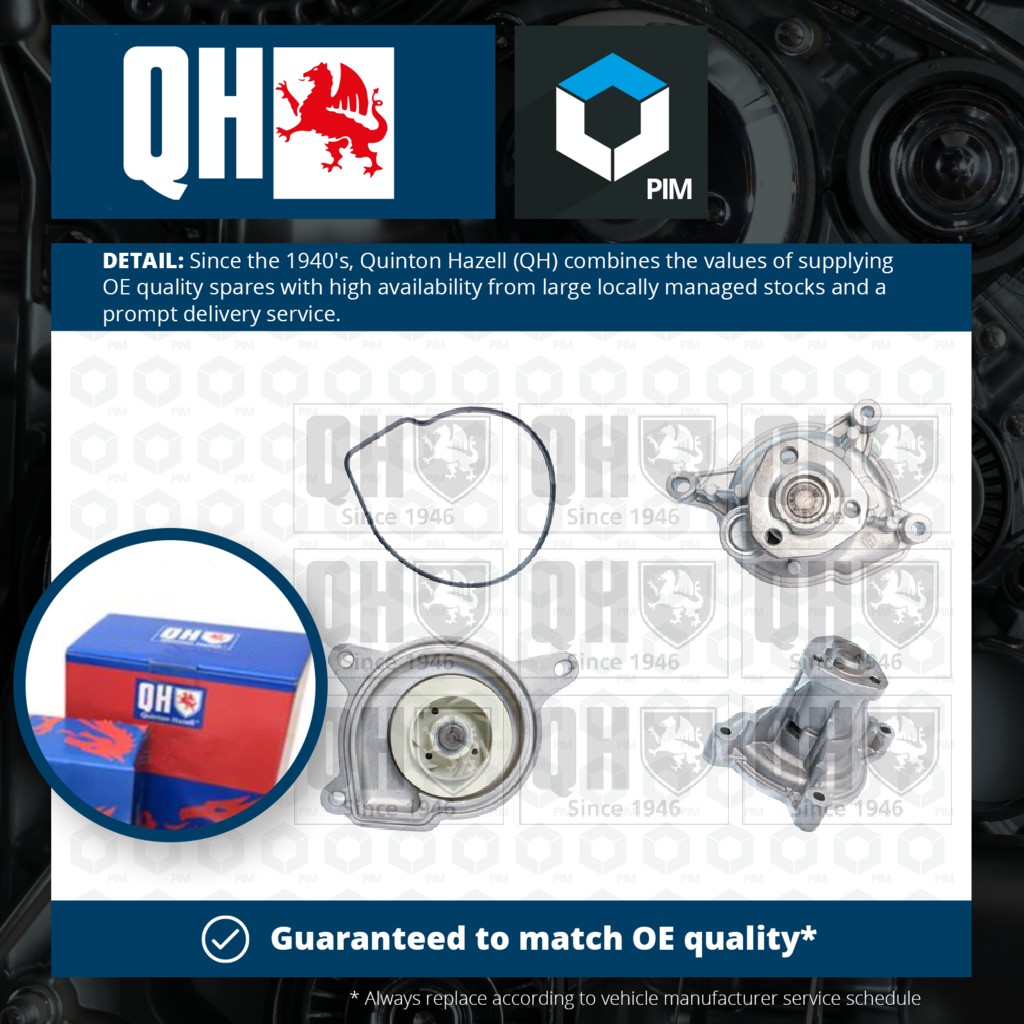 Quinton Hazell Water Pump QCP3673 [PM326773]