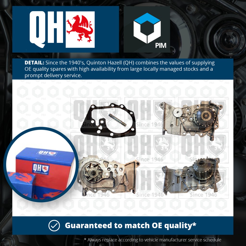 Quinton Hazell Water Pump QCP3653 [PM326761]