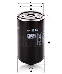 Mann WK824/3