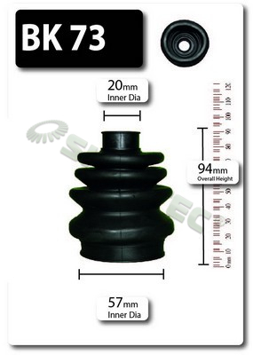 Shaftec CV Joint Boot Front Inner BK73 [PM326352]