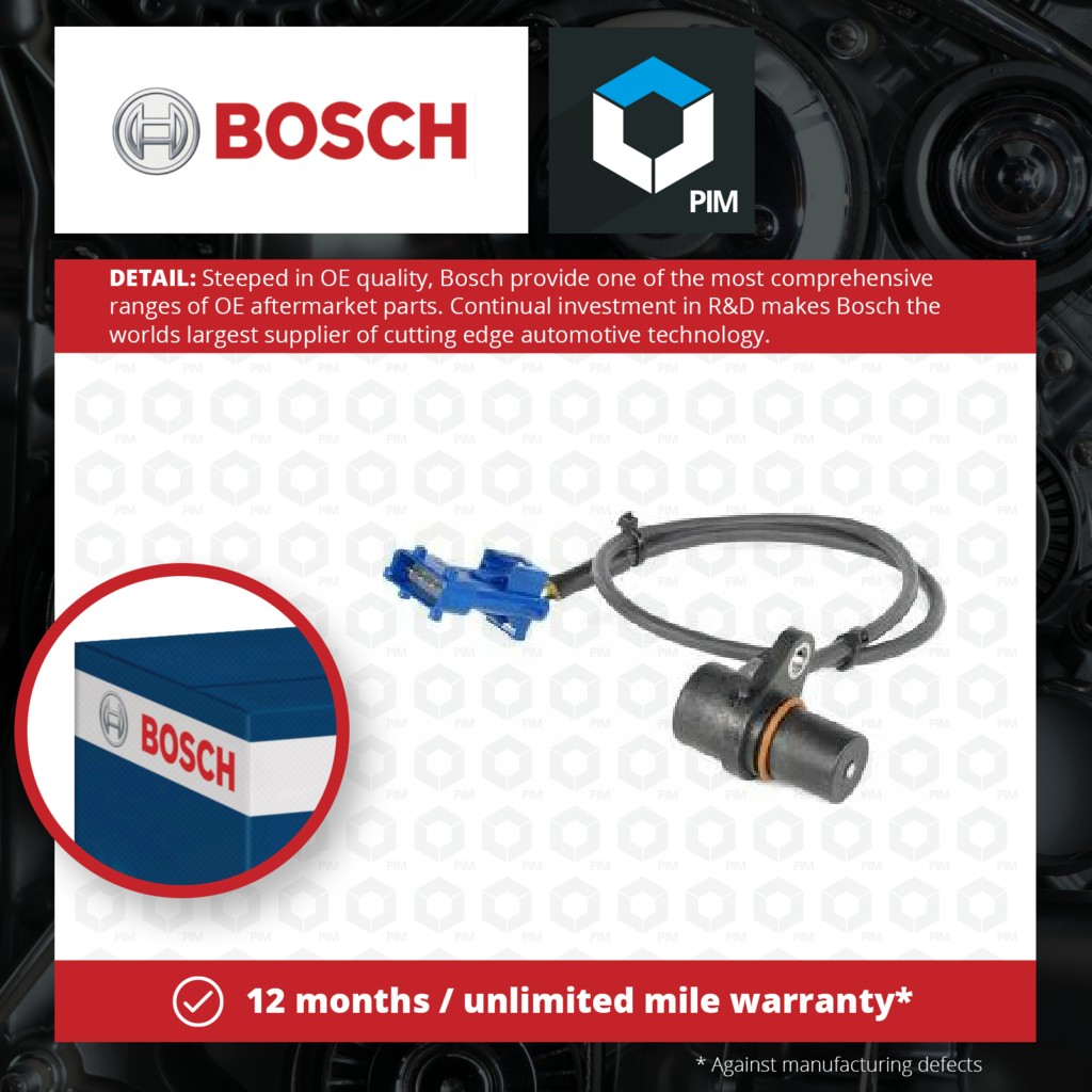 Bosch RPM / Crankshaft Sensor 0261210269 [PM325950]