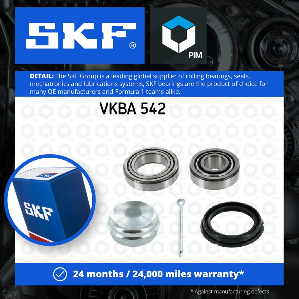 SKF Wheel Bearing Kit Rear VKBA542 [PM325012]