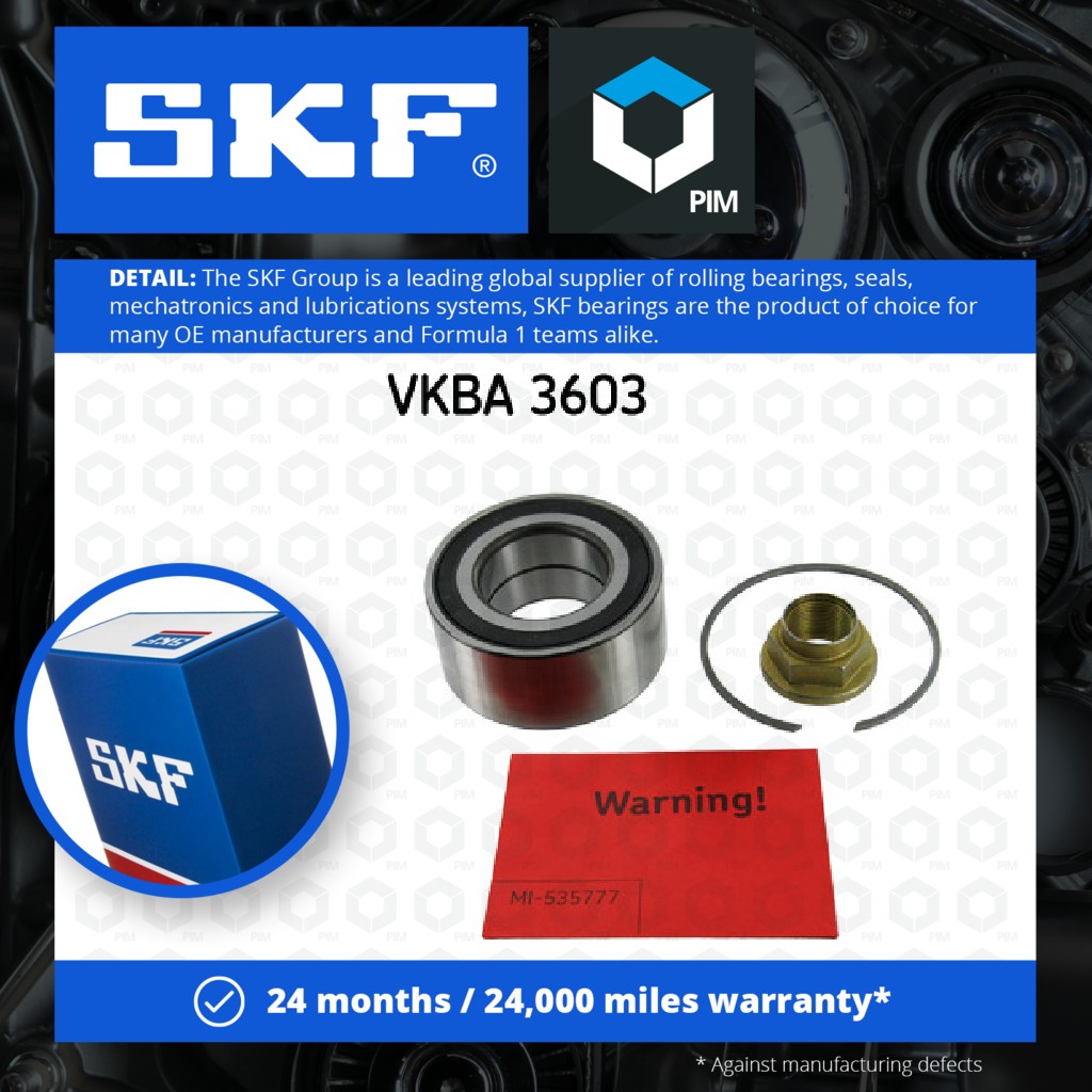 SKF Wheel Bearing Kit VKBA3603 [PM324893]