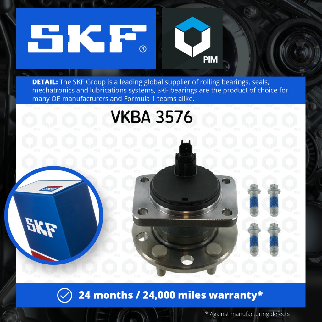 SKF Wheel Bearing Kit Rear VKBA3576 [PM324875]