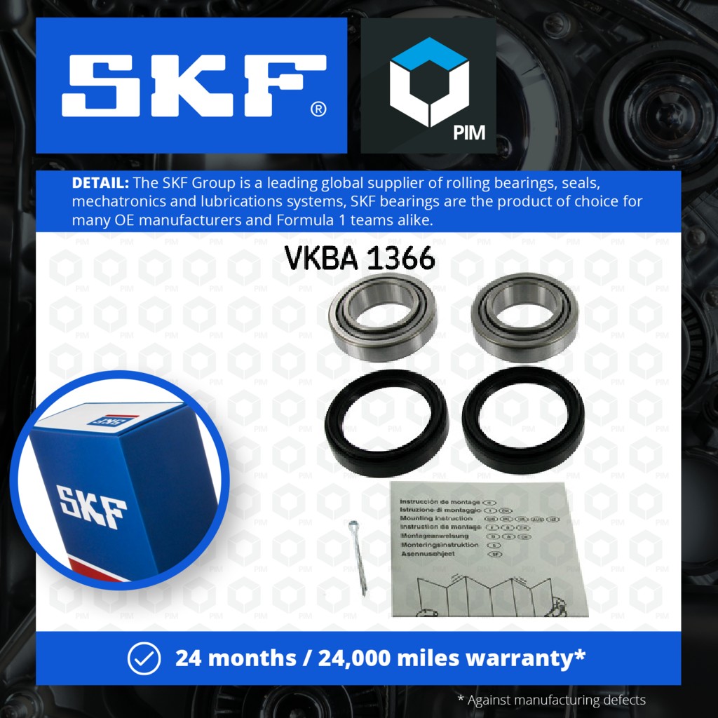 SKF Wheel Bearing Kit VKBA1366 [PM324477]