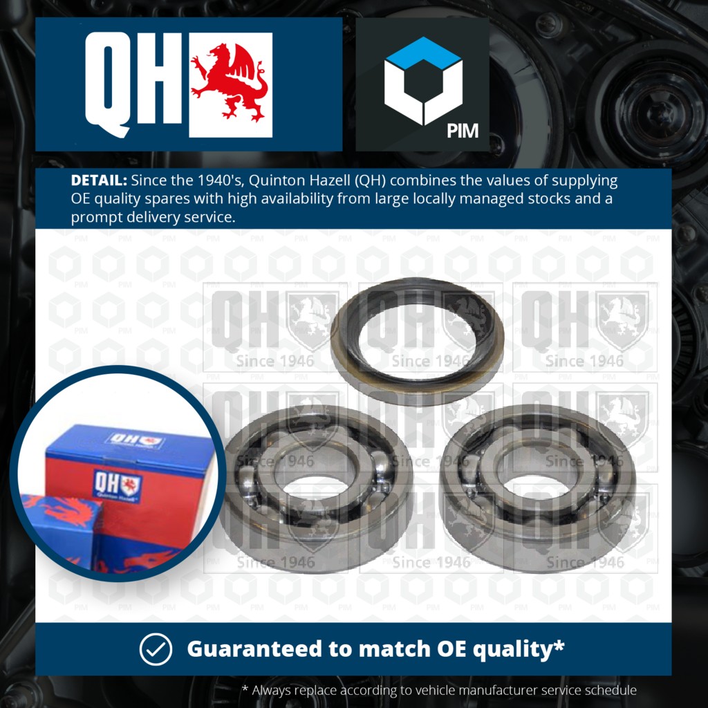 Quinton Hazell Wheel Bearing Kit QWB1214 [PM324158]