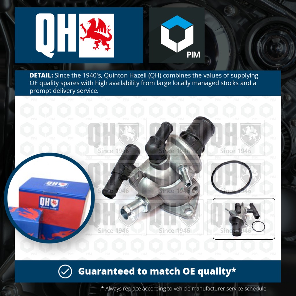 Quinton Hazell Coolant Thermostat QTH506K [PM323174]