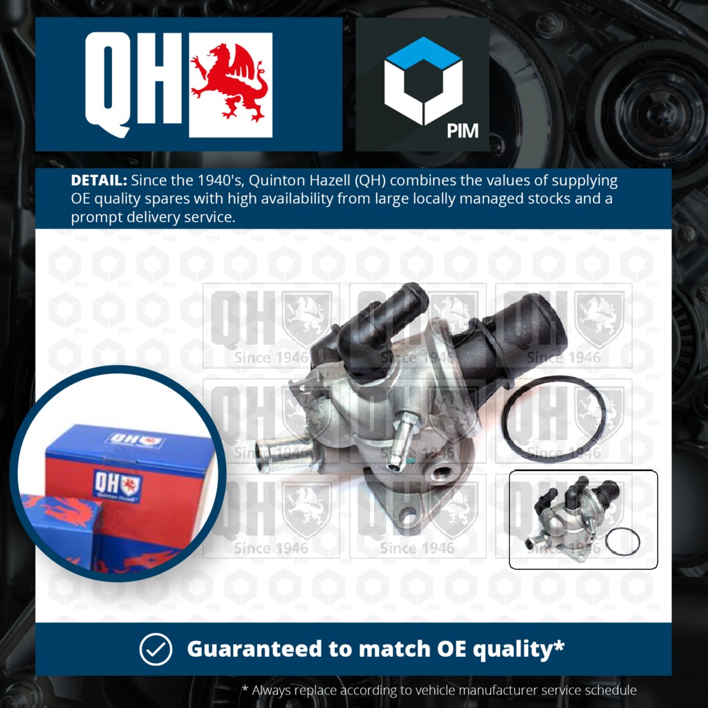 Quinton Hazell Coolant Thermostat QTH550K [PM323169]