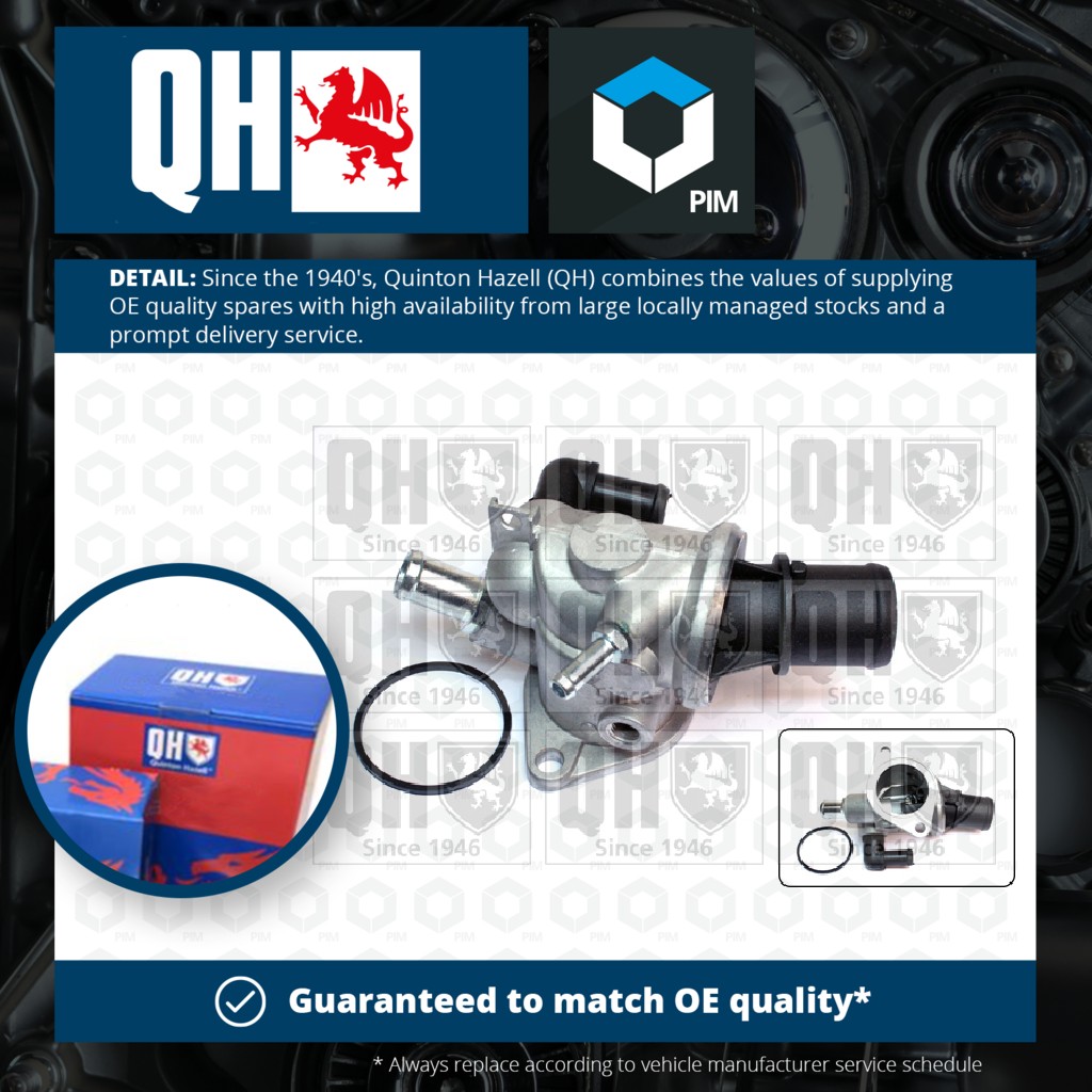 Quinton Hazell Coolant Thermostat QTH519K [PM323167]