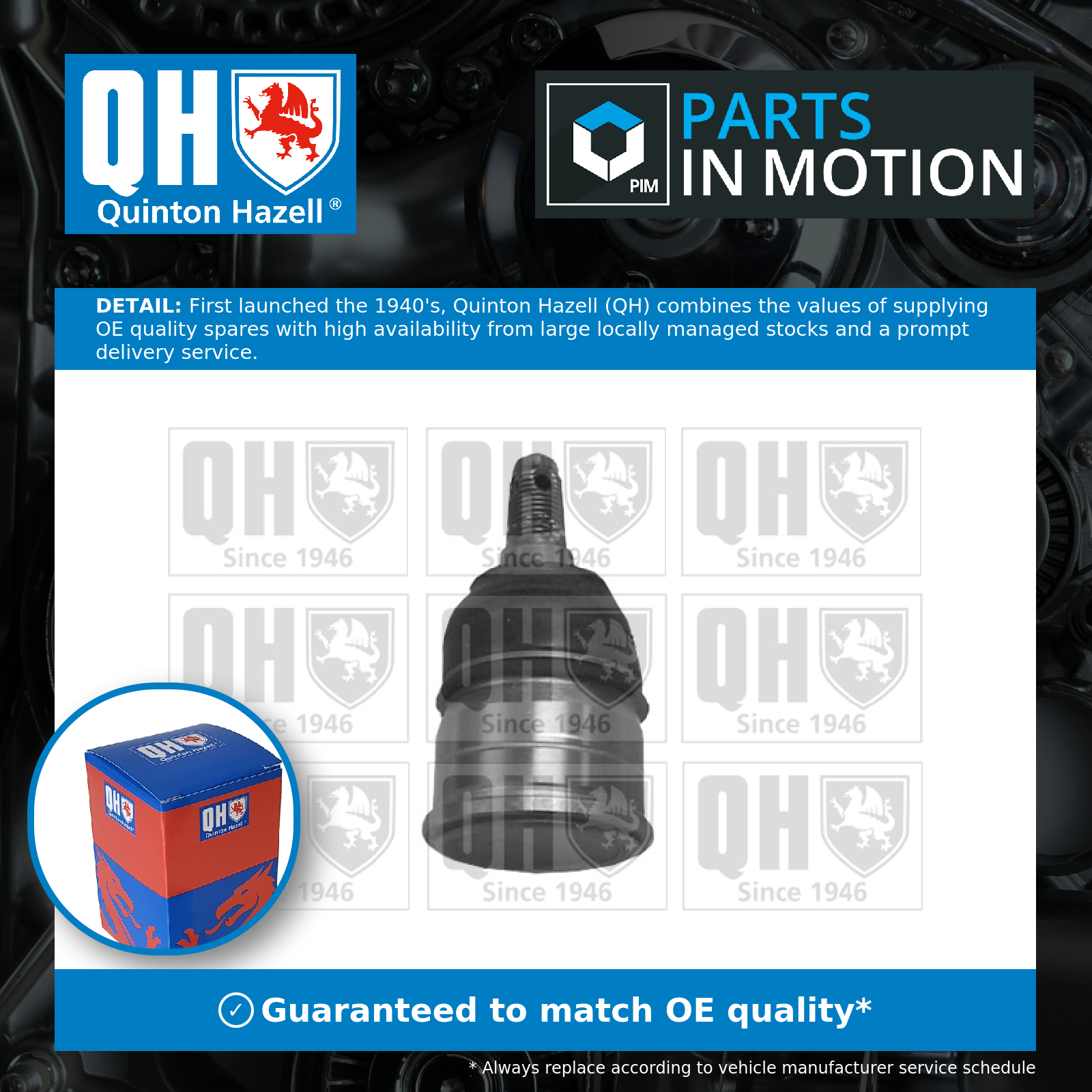 Quinton Hazell Ball Joint QSJ3257S [PM322896]